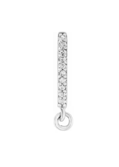 14K White Yellow Gold Diamond Bail