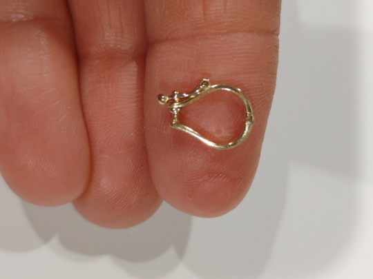 14K Gold Bail Enhancer for Necklaces, Pearls