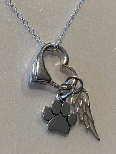 Sterling Silver Push Clasp Heart for Chain Necklace or Bracelet