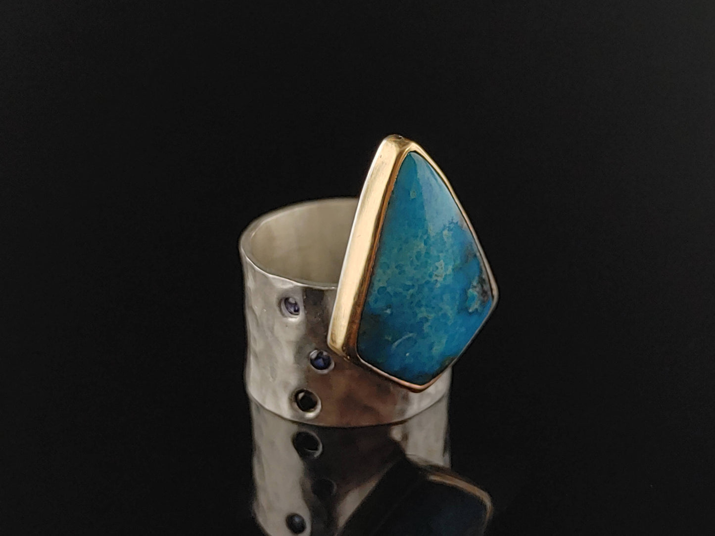 Kingman Turquoise Sterling Silver Handmade Ring