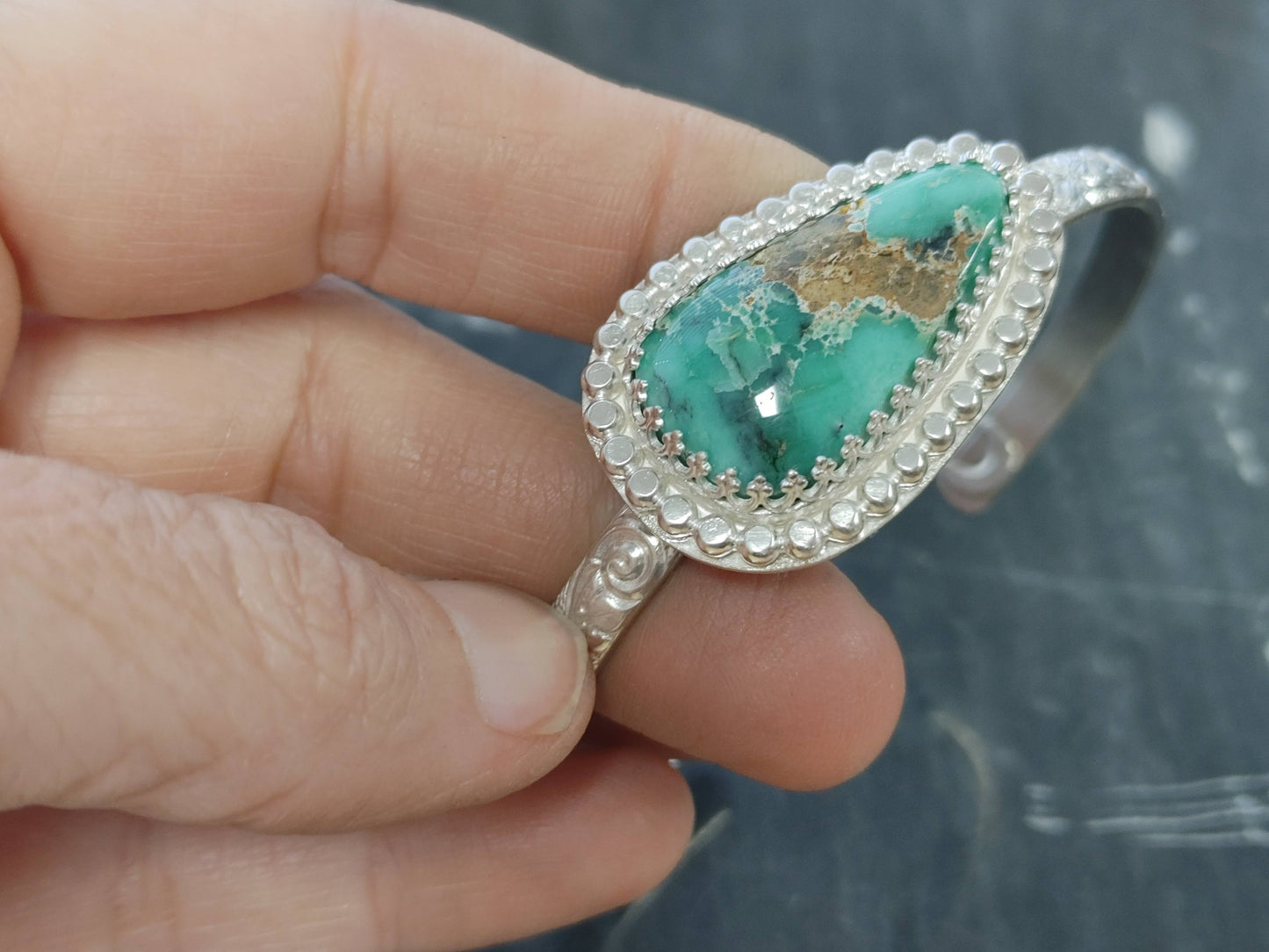 Mountain Hubey Turquoise Handmade Bracelet