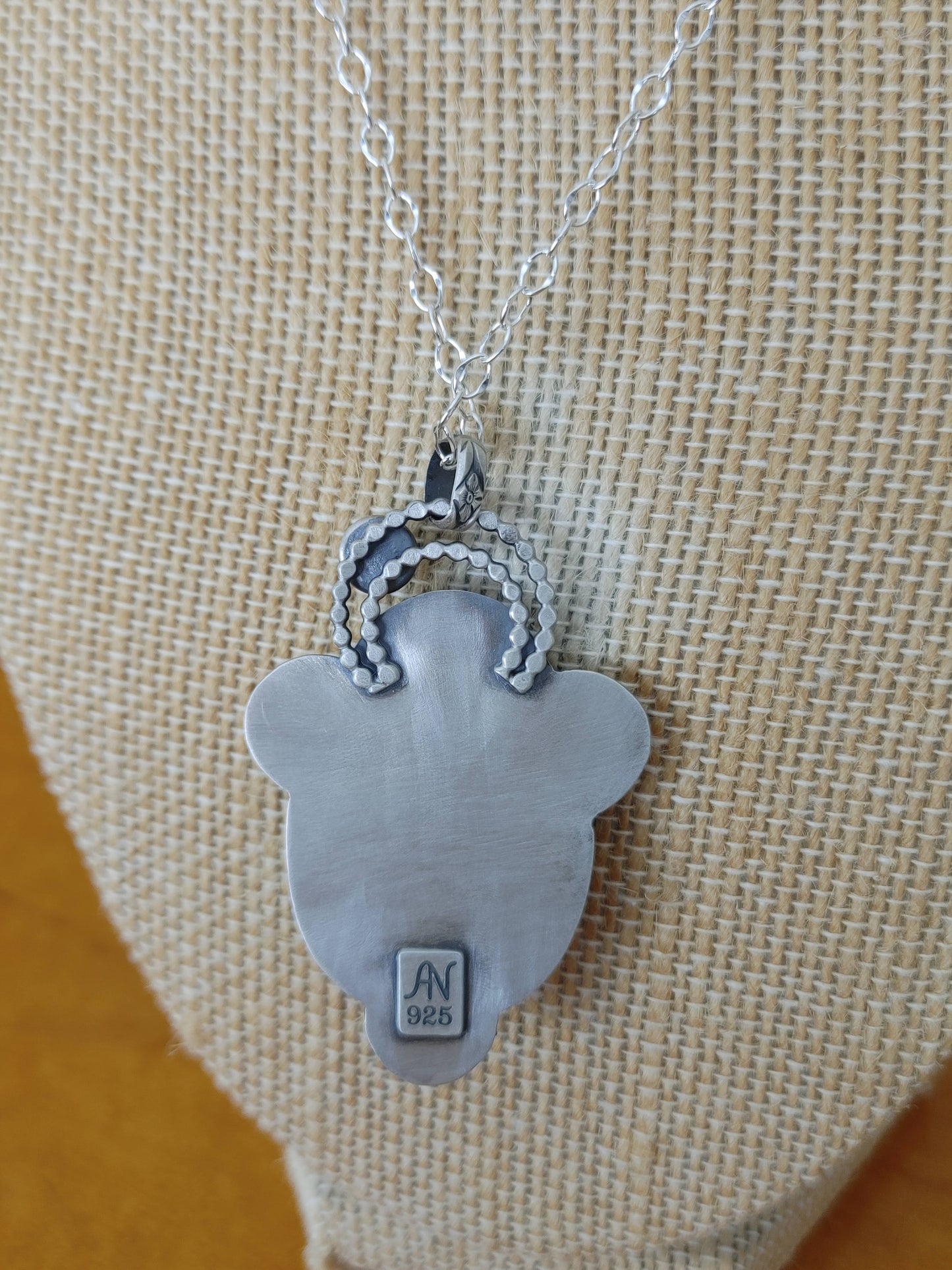 Handmade Kingsman Turquoise Necklace Sterling Silver