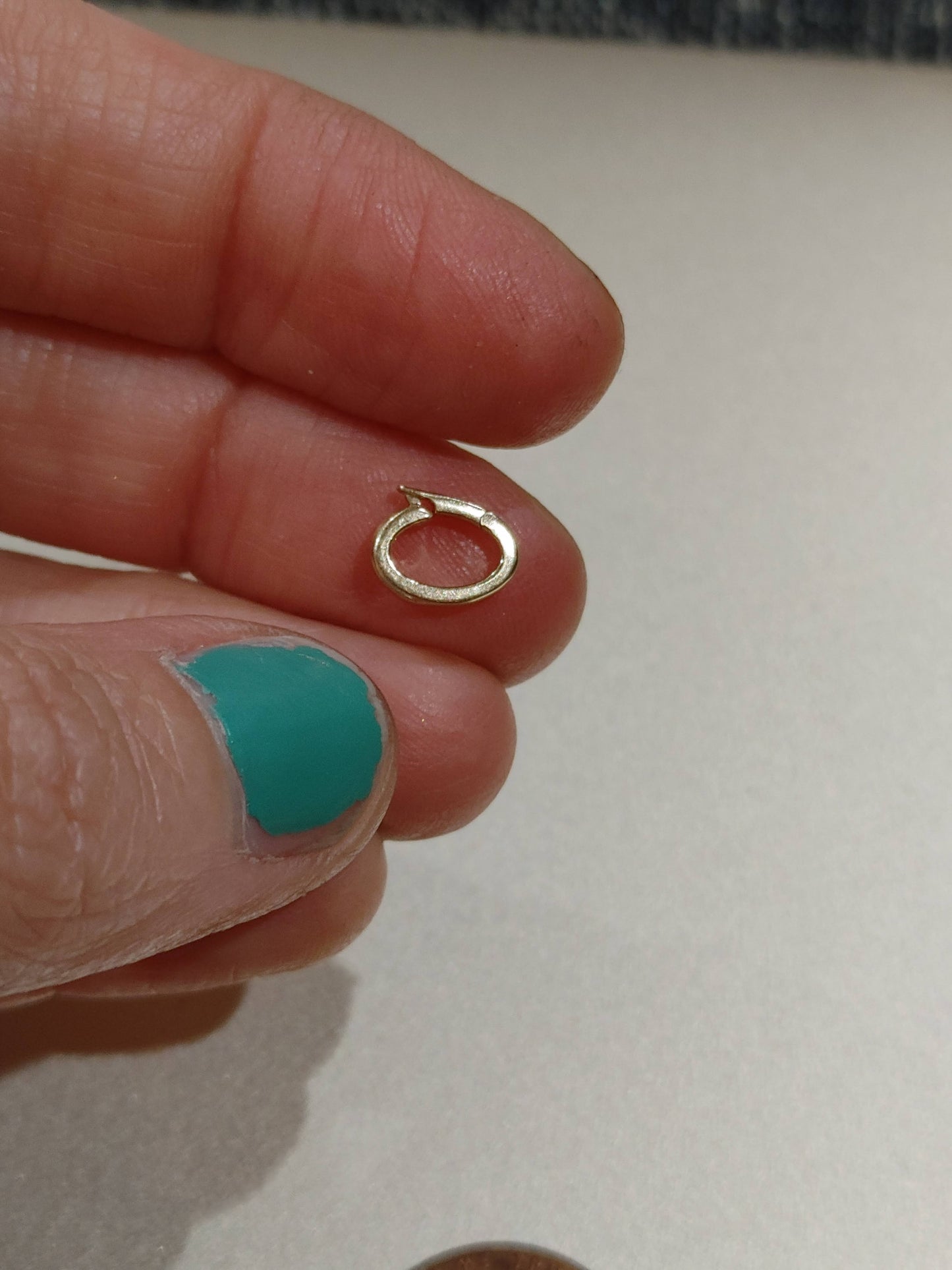 10K, 14K, 18K Solid Gold Sterling Silver Charm Bail Connector Link Reusable