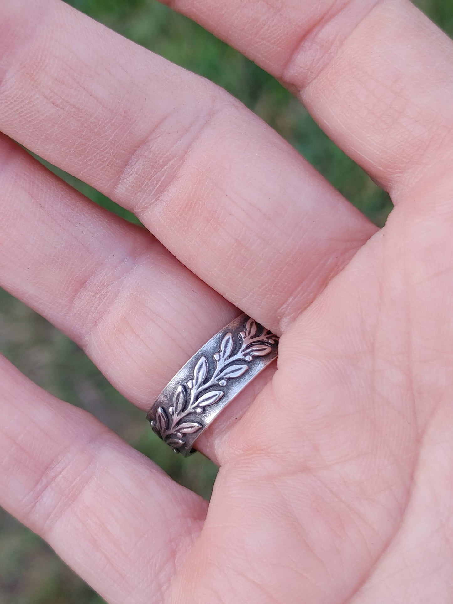 Handmade Rainbow Moonstone Ring Size 6