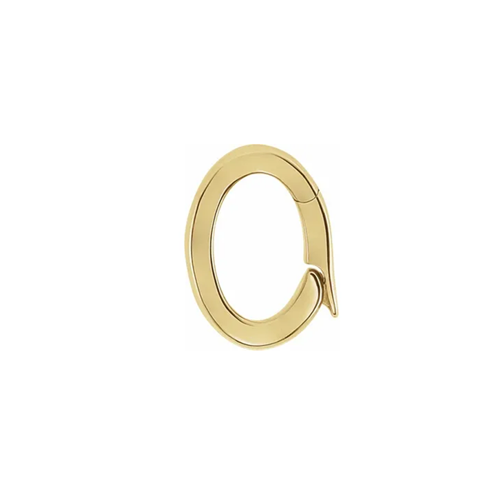 10K, 14K, 18K Solid Gold Sterling Silver Charm Bail Connector Link Reusable