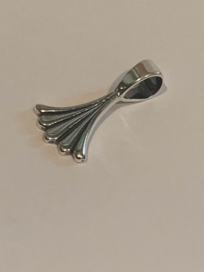 Sterling Silver Bail Glue On For Cabochons Accessory