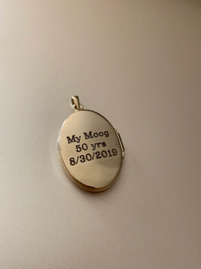 14K Yellow Gold Photo Locket