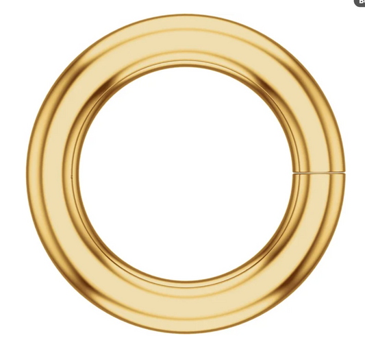 10K Solid Gold 18 Gauge Jump Rings