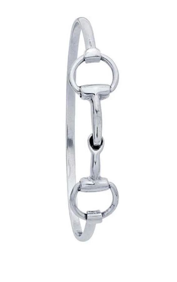 925 Sterling Silver Horsebit Bracelet