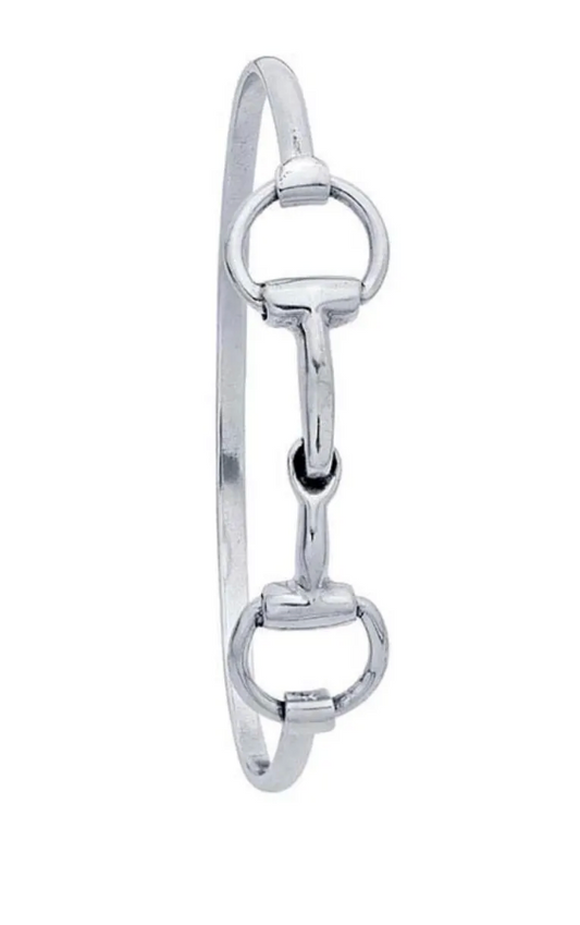 925 Sterling Silver Horsebit Bracelet