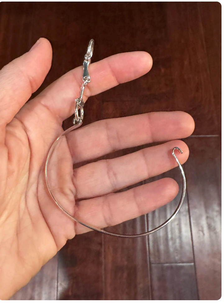 925 Sterling Silver Horsebit Bracelet