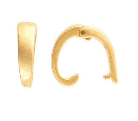 14K Yellow Gold Hinged Charm Bail