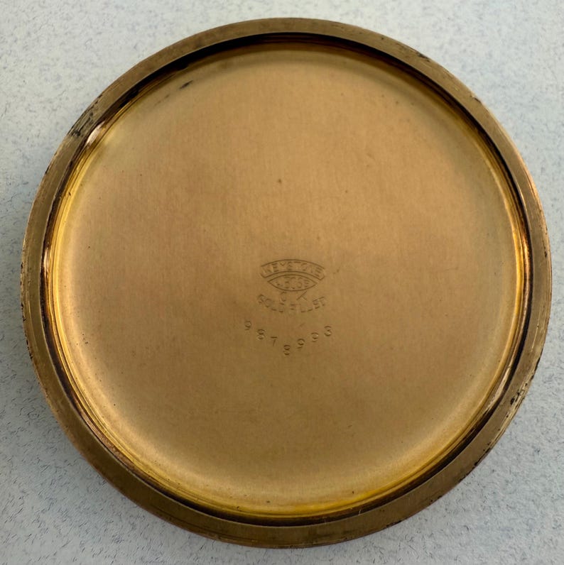 1918 Waltham railroad-grade pocket watch, view 5