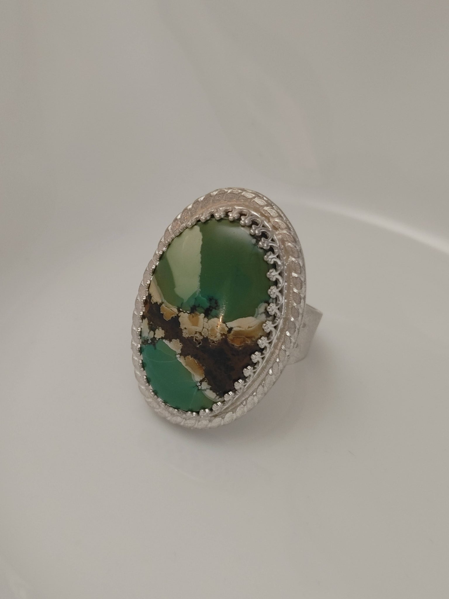 Sterling Silver Turquoise Ring Size 8.5