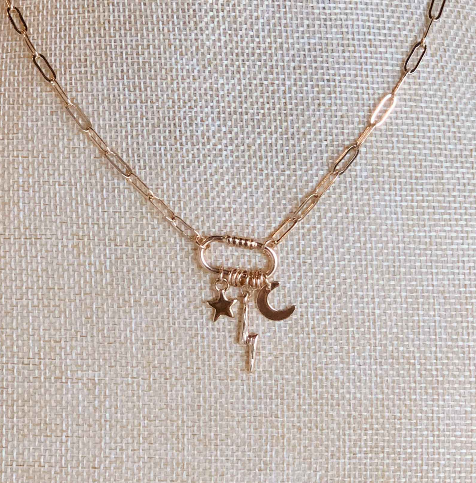 Charm Bail Necklace Bracelet Connector Link Lock Reusable