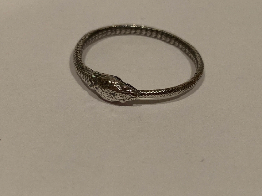 Sterling Silver Ouroboros Snake Ring